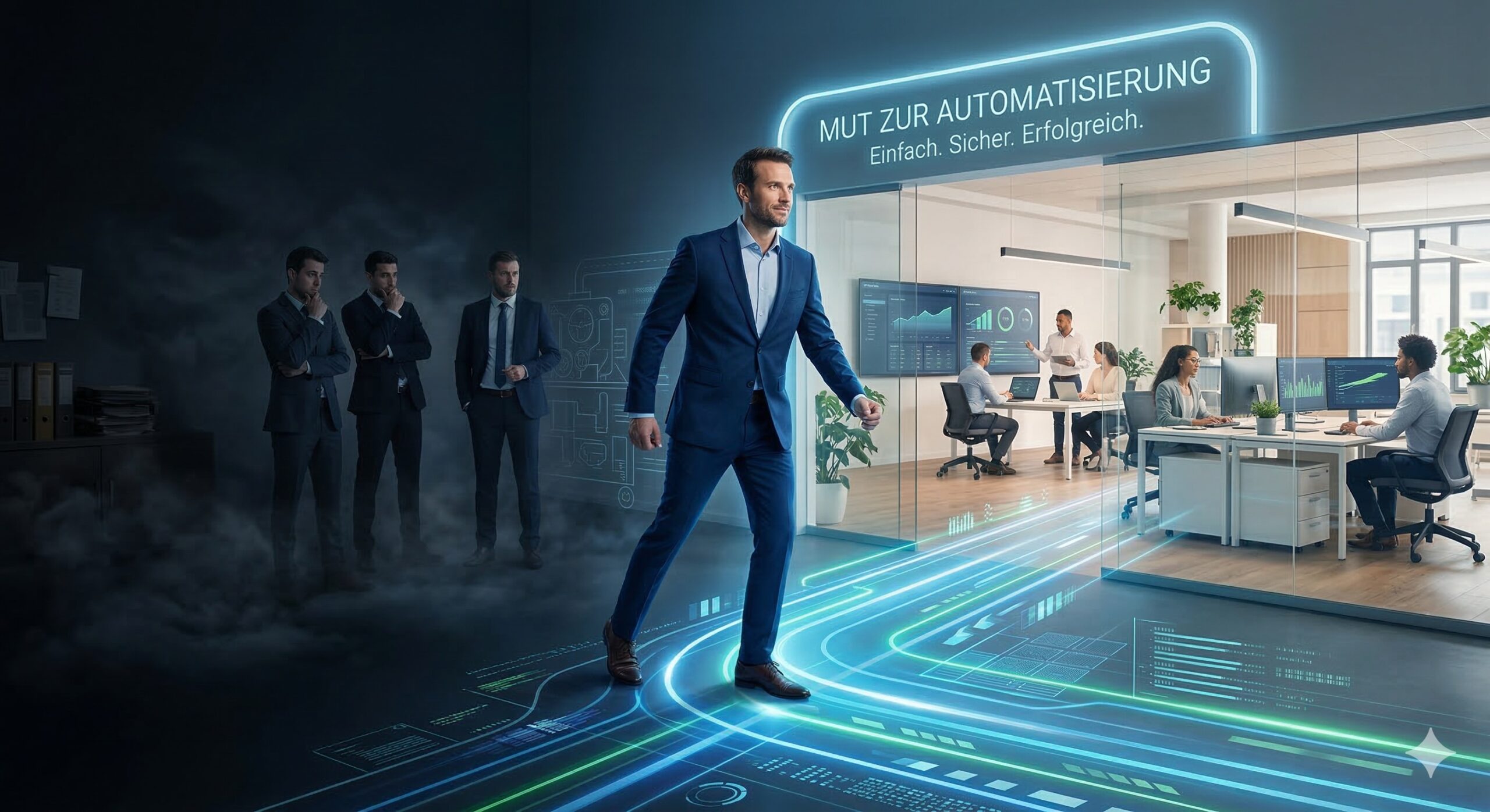 Loslaufen wo andere aus Angst stehen bleiben