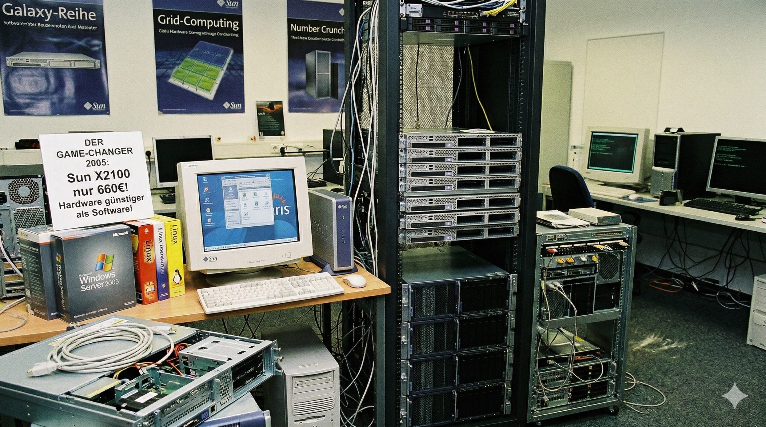 Tech-Nostalgie pur: Als 512 MB RAM und 660 Euro die Server-Welt auf den Kopf stellten